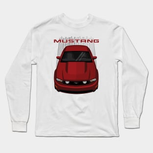 Mustang GT 2010-2012 - Red Candy Long Sleeve T-Shirt